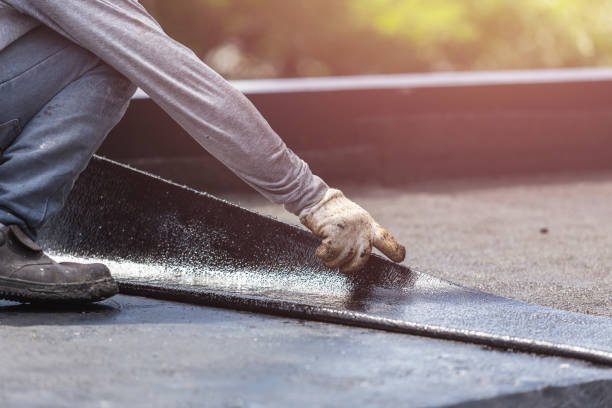 Professional Exterior Waterproofing technician working in Williston, OH